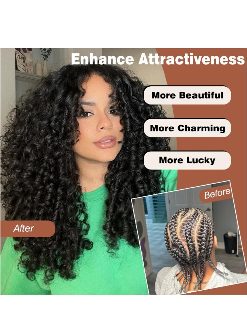 NEW 60g 16" Remy Human Hair Curly Pixie Crochet Feather Natural Extensions Curls